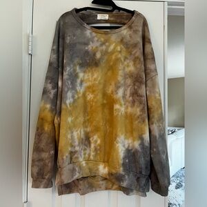 Fantastic Fawn Beige and Gray Top